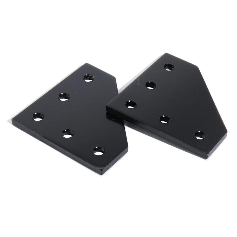 Boeray 10pcs 2020 Corner Bracket Plate Anodised L Shape 5 Hole 90 Degree Outside Joining Plate for 20 x 20mm Series Aluminum Extrusion Profile Black - Image 5